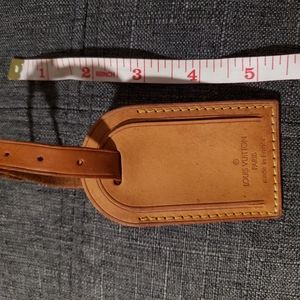 Authentic Louis Vuitton Luggage Tag